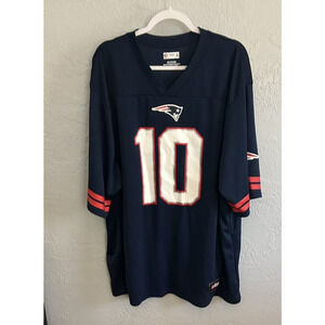New England Patriots #10 Mac Jones Blue Jersey Men 3XL Football Sports NFL